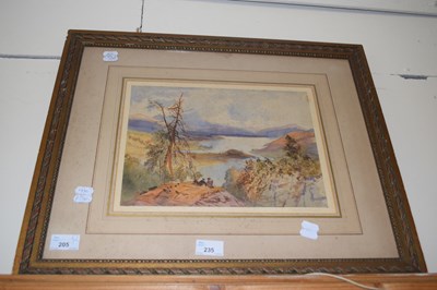 Lot 235 - James Holland, Ullswater, watercolour, framed...