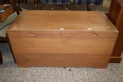 Lot 300 - 20th Century camphor wood blanket box, 111cm wide