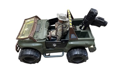 Lot 351 - An Action Man ATV vehicle with mounted...