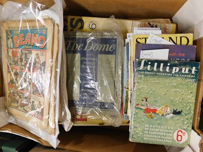 Lot 451 - 1 Box - Periodicals, comics etc