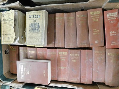 Lot 514 - 1 Box - Wisden Cricketers Almanac