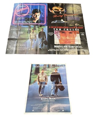 Lot 146 - A collection of Tom Cruise quad film posters,...