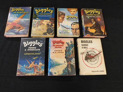 Lot 9 - W E JOHNS Selection of  seven various Biggles...