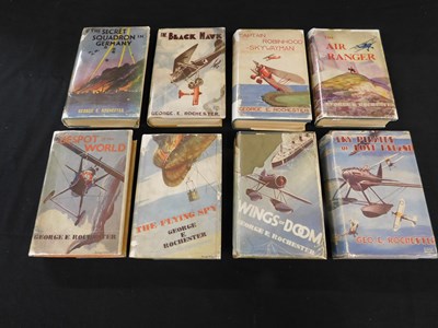 Lot 21 - GEORGE E ROCHESTER eight asstd first ed titles...