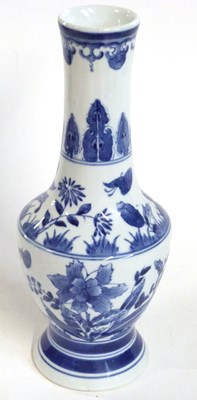 Lot 302 - A Chinese porcelain vase, 20th Century with a...