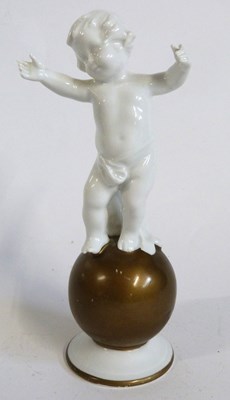 Lot 428 - A Neu Tettau continental porcelain model of a...