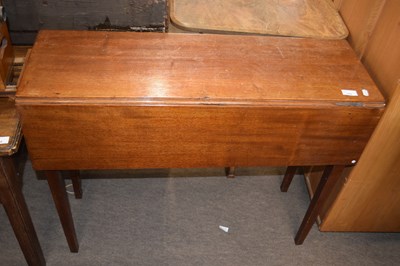 Lot 552 - A small 19th Century mahogany drop leaf table,...