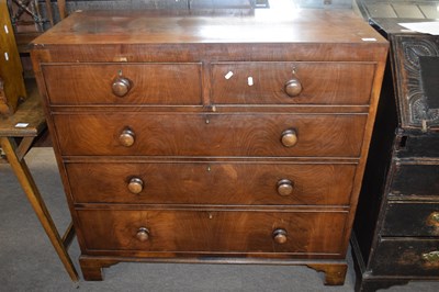 Lot 568 - A Victorian mahogany chest of two short over...