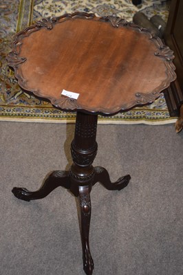 Lot 574 - A reproduction Georgian style wine table with...