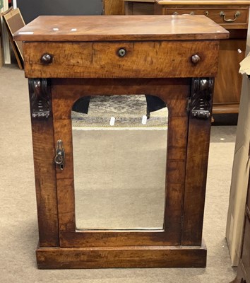 Lot 630 - A small Victorian mahogany veneered side...