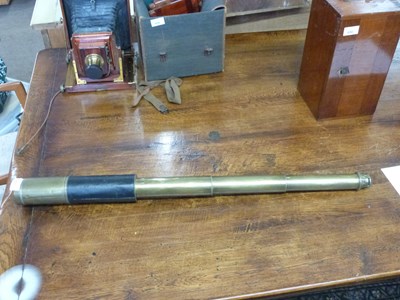 Lot 657 - William Ashmore Day or Night telescope, 82cm...