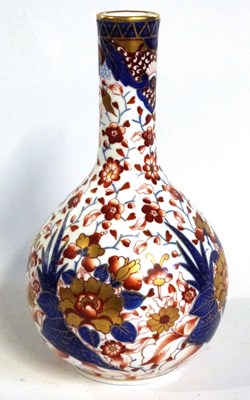 Lot 432 - A 19th Century Derby porcelain bottle vase...