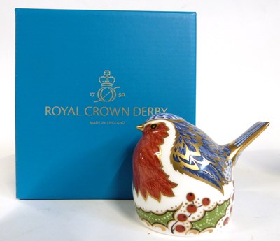 Lot 477 - Royal Crown Derby paperweight figure of a...