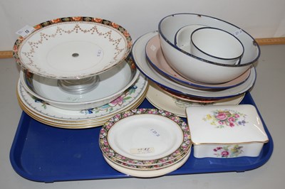 Lot 10 - Tray of various assorted ceramics, assorted...