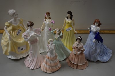 Lot 46 - Collection of various modern figurines to...