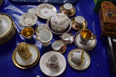 Lot 140 - Mixed Lot: Various continental miniature cups...