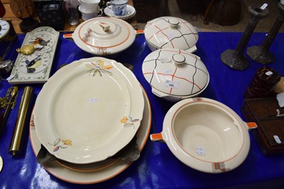 Lot 185 - Mixed Lot: Solian ware mode pattern meat plate...