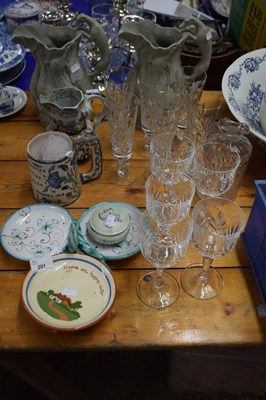 Lot 201 - Mixed Lot: Modern drinking glasses, a pair of...