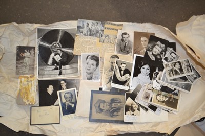 Lot 505 - Box mixed vintage photographs, postcards etc