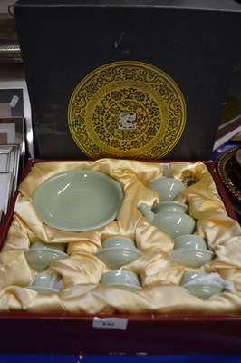 Lot 532 - Boxed Chinese presentation tea set