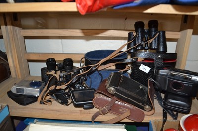 Lot 578 - Russian binoculars and various cameras