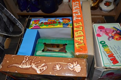 Lot 648 - Assorted childrens toys to include table...