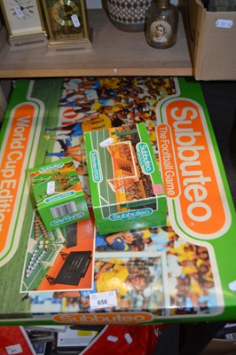 Lot 656 - subbuteo world cup edition together with...