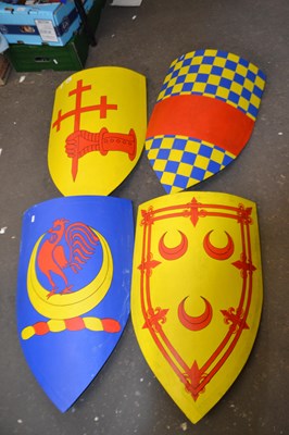 Lot 691 - Four reproduction shields