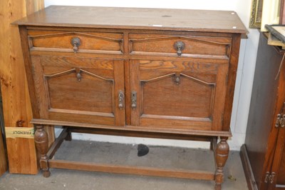 Lot 751 - Sideboard with two drawers, cupboards below