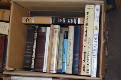 Lot 790 - Mixed box of books to include American history