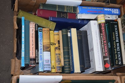 Lot 802 - Mixed box of books to include scientific...