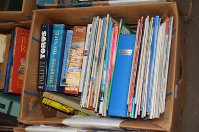 Lot 805 - Mixed box of books and magazines to include...