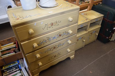 Lot 822 - Pine dresser with four drawers, together with...