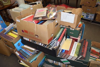 Lot 838 - Pallet of mixed boxes of books