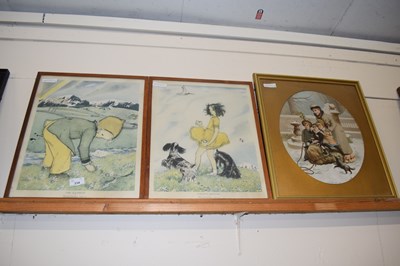 Lot 234 - Two coloured prints by Murial Dawson together...