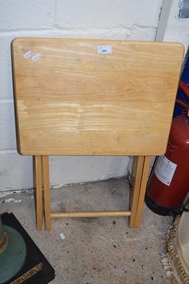 Lot 241 - Folding side table