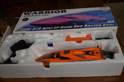 Lot 252 - Warrior off shaw radio controlled boat