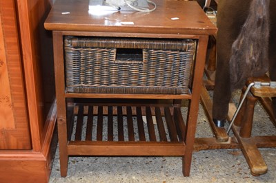 Lot 266 - Pine bedside cabinet