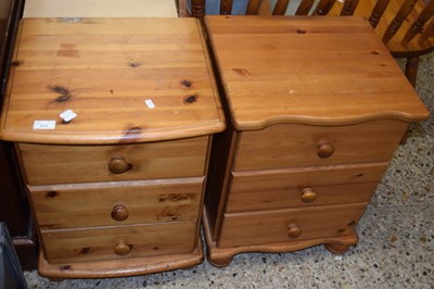 Lot 271 - two pine bedside cabinets