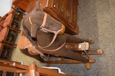 Lot 275 - Modern wood framed rocking horse