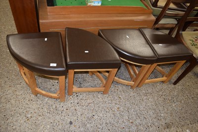 Lot 280 - Set of four corner stools