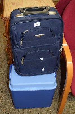 Lot 290 - Suitcase and a cool box