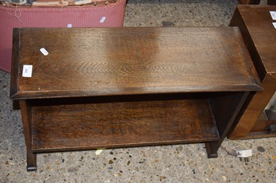 Lot 295 - Small oak bookcase