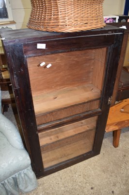 Lot 326 - Glazed bookcase cabinet