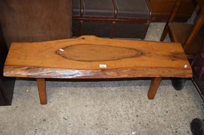 Lot 328 - Hardwood live edge coffee table