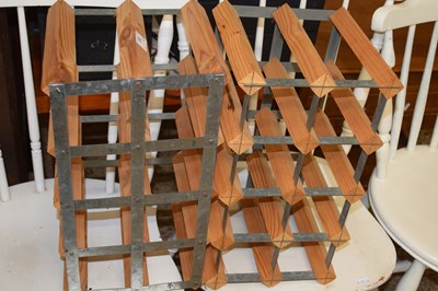 Lot 333 - Two wine racks