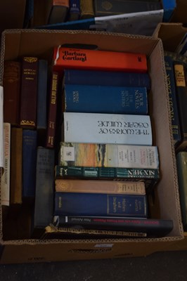 Lot 876 - one box of books various novels and others