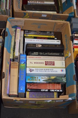 Lot 903 - One box of books, various novels etc