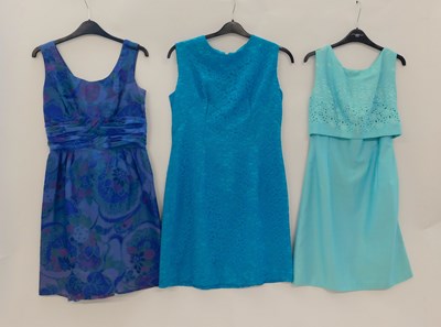 Lot 63 - Three lady's mid 20th century dresses to...