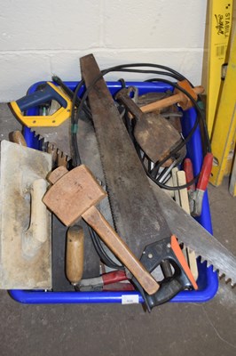 Lot 920 - Box various tools and garage clearance items